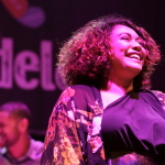 Lisa Tomlins with Myele Manzanza & The Eclectic live at WOMADelaide 2015