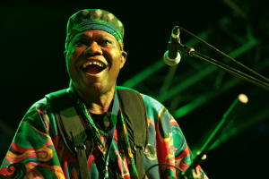 Sam Manzanza with Myele Manzanza & The Eclectic live at WOMADelaide 2015