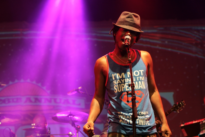 Garrett Shider- Parliament Funkadelic concert - Byron Bay Bluesfest 2015