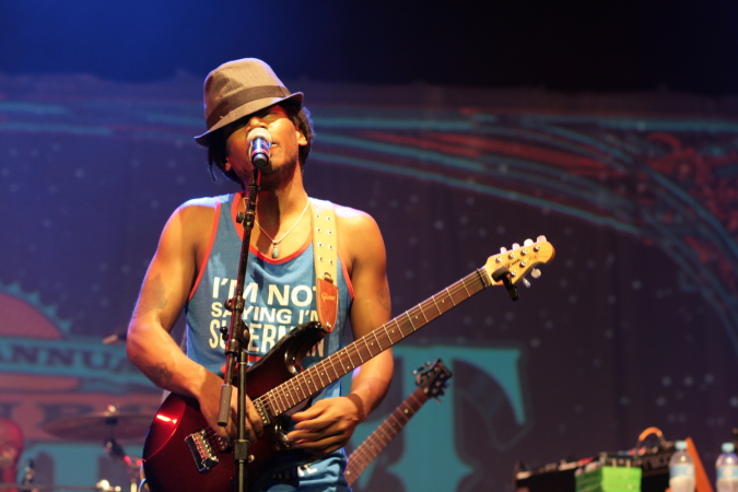 Garrett Shider- Parliament Funkadelic live concert - Byron Bay Bluesfest 2015