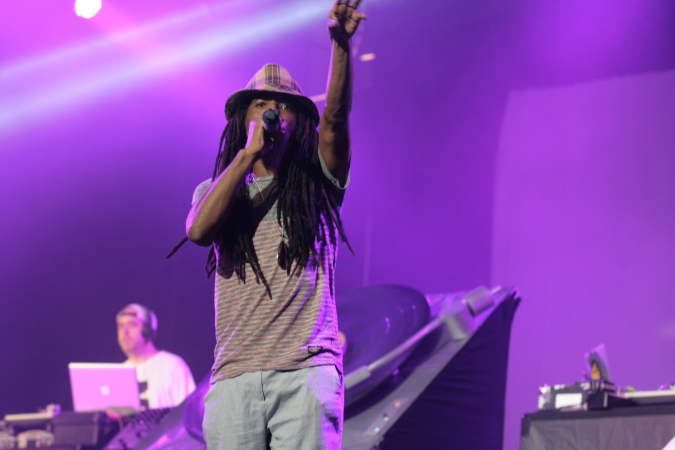 Jurassic 5 live concert - Byron Bay Bluesfest 2015 - Australia