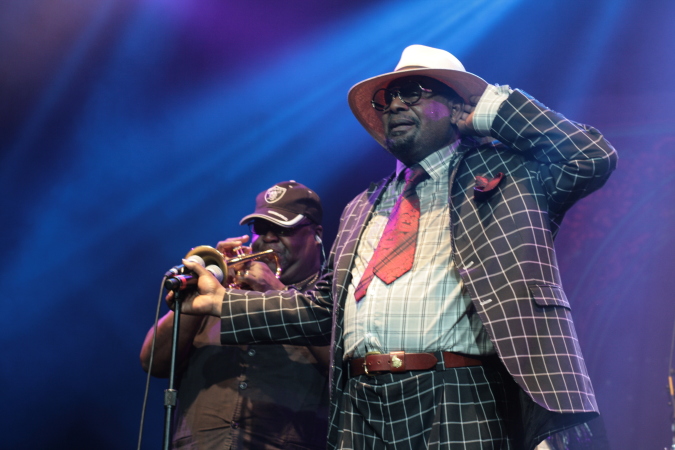 Bennie Cowan - Parliament Funkadelic concert - Byron Bay Bluesfest 2015 - Australia